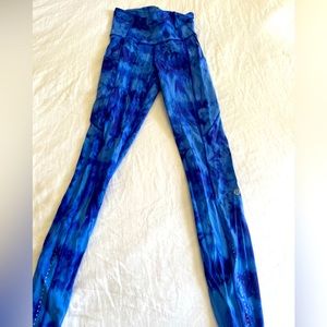 Lulu Fast and Free Running Tie Dye 25” Legging